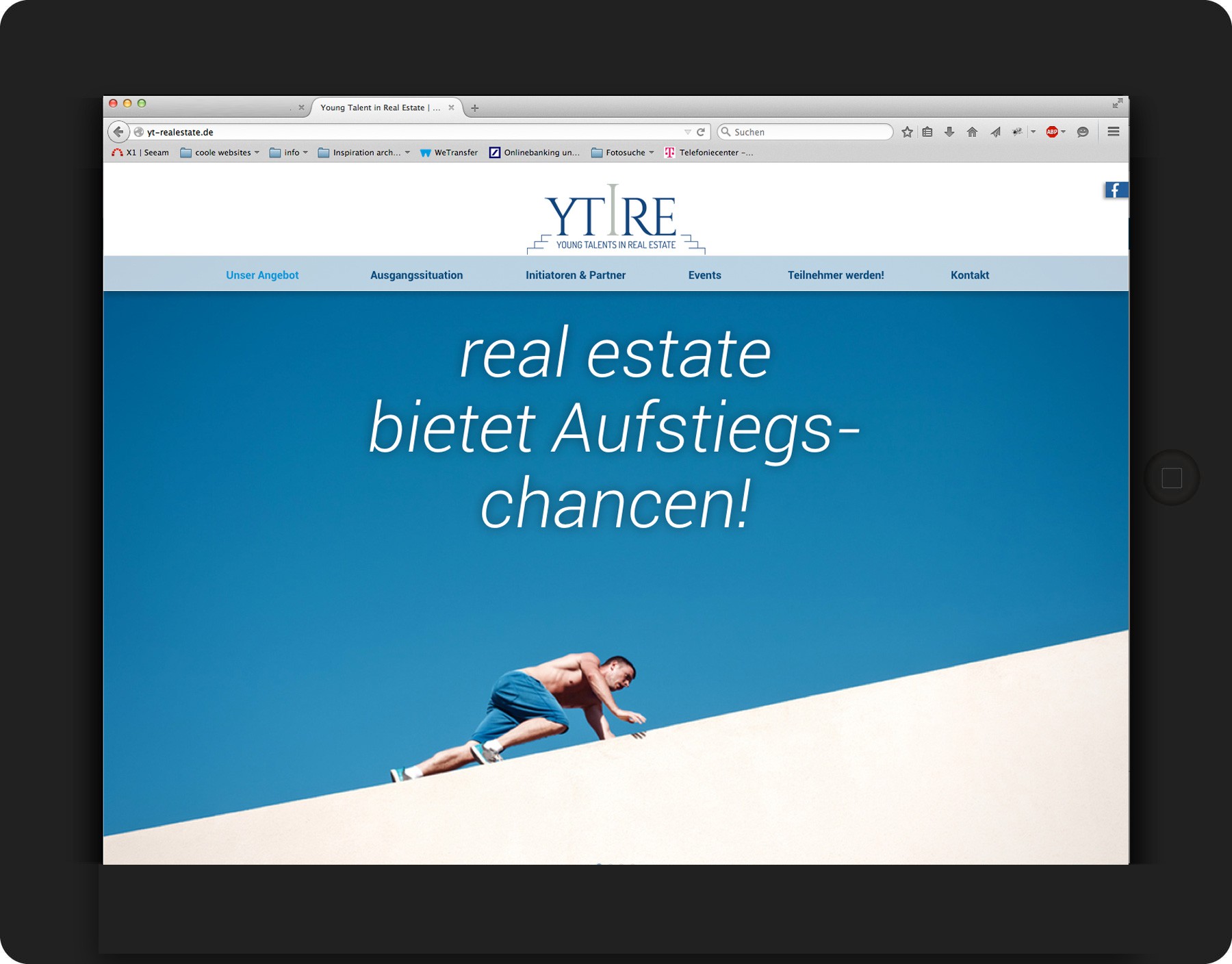 Webdesign fr www.yt-realestate.de